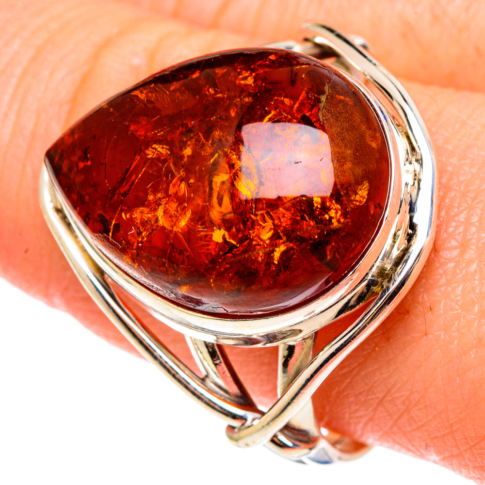Baltic Amber Rings handcrafted by Anasilvercos - RING97168