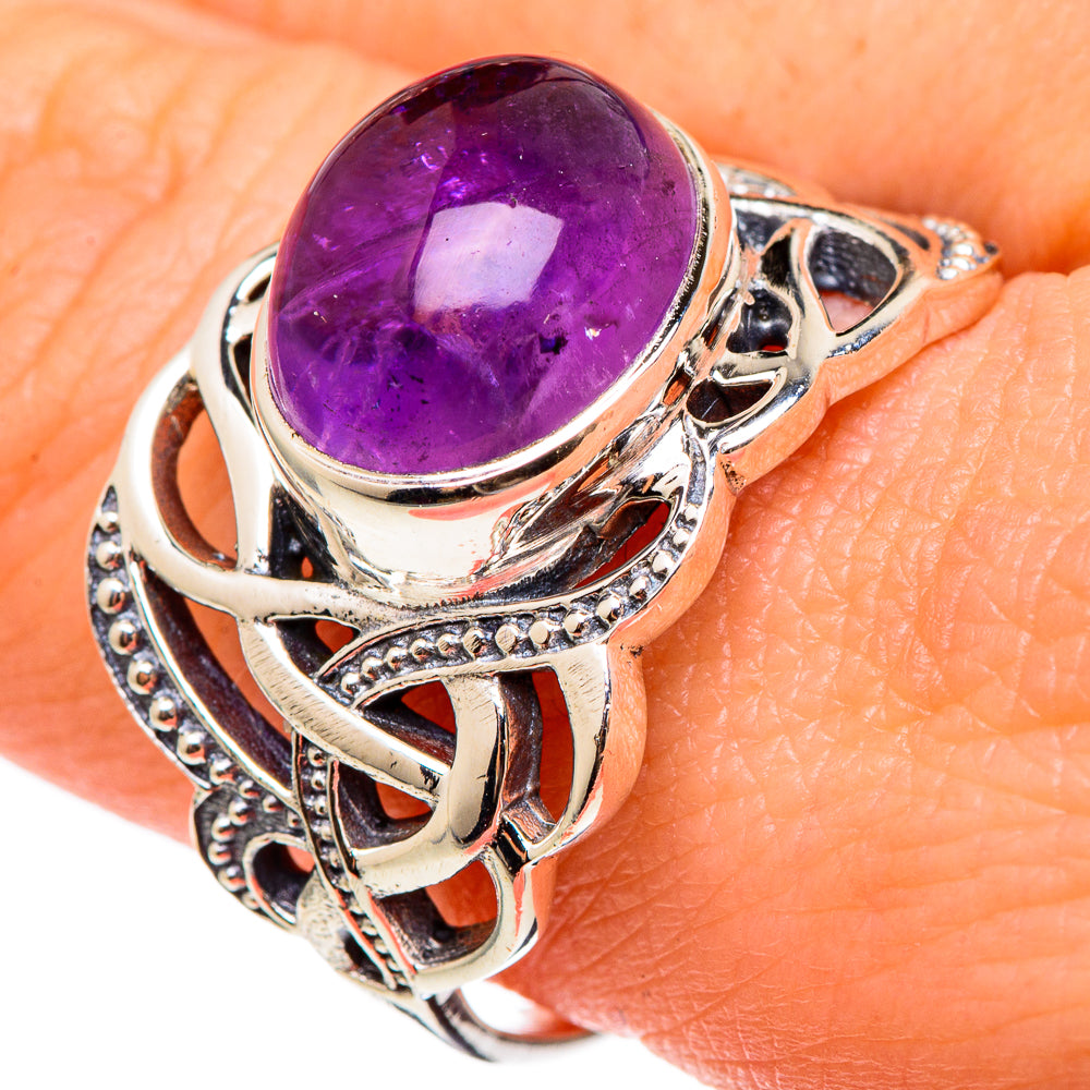 Amethyst Rings handcrafted by Anasilvercos - RING97174