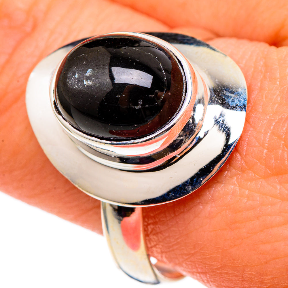 Black Onyx Rings handcrafted by Anasilvercos - RING97178