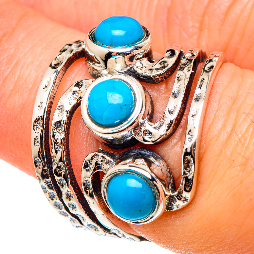 Larimar Rings handcrafted by Anasilvercos - RING97188