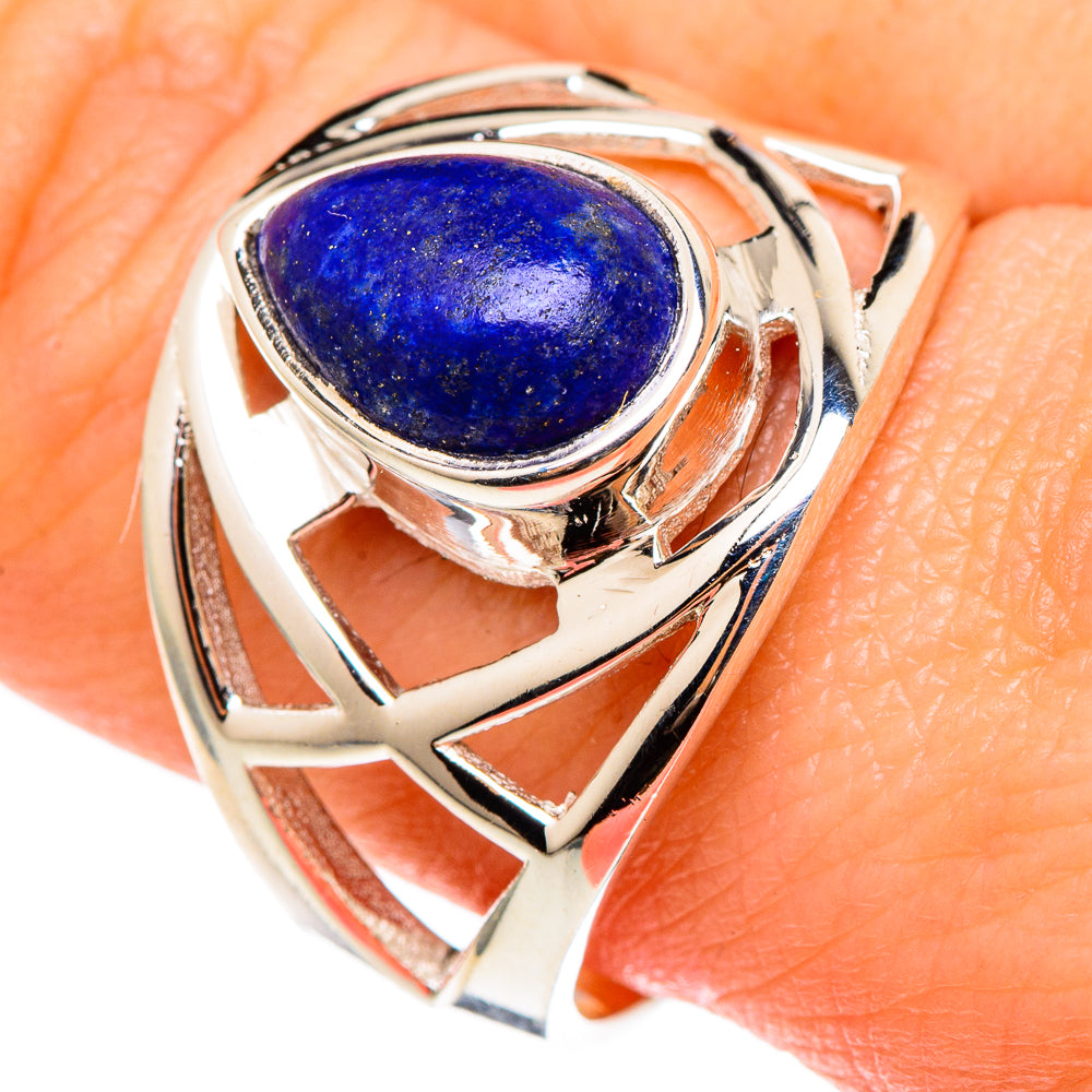 Lapis Lazuli Rings handcrafted by Anasilvercos - RING97191