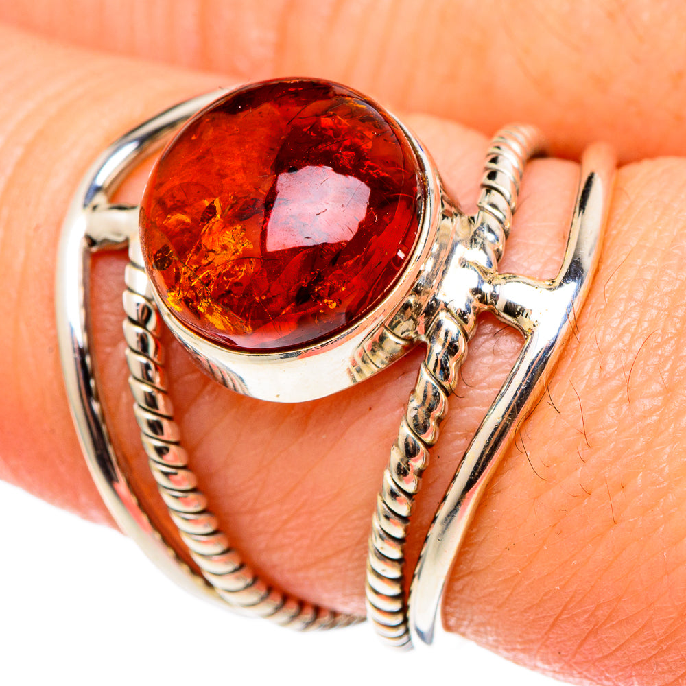 Baltic Amber Rings handcrafted by Anasilvercos - RING97198