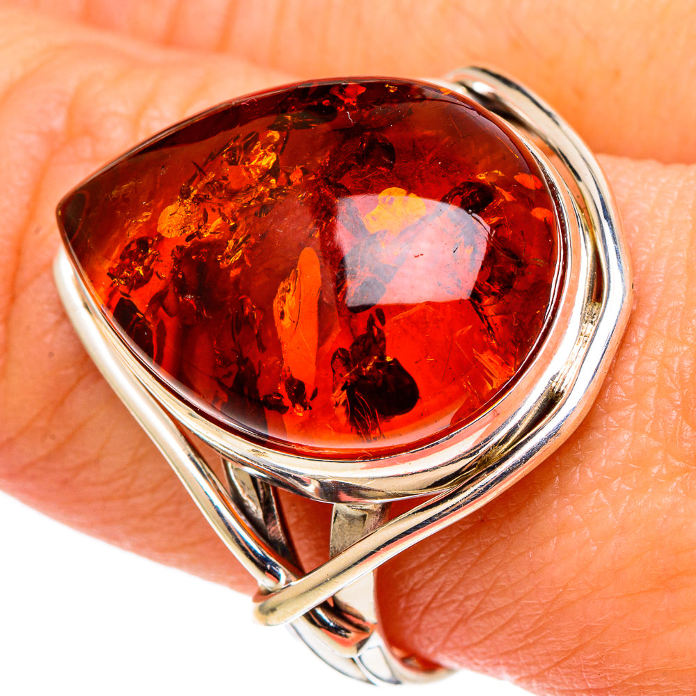 Baltic Amber Rings handcrafted by Anasilvercos - RING97199