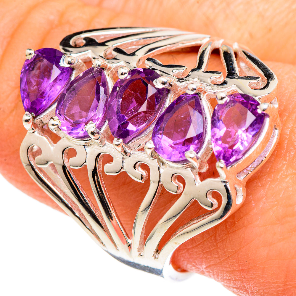 Amethyst Rings handcrafted by Anasilvercos - RING97204