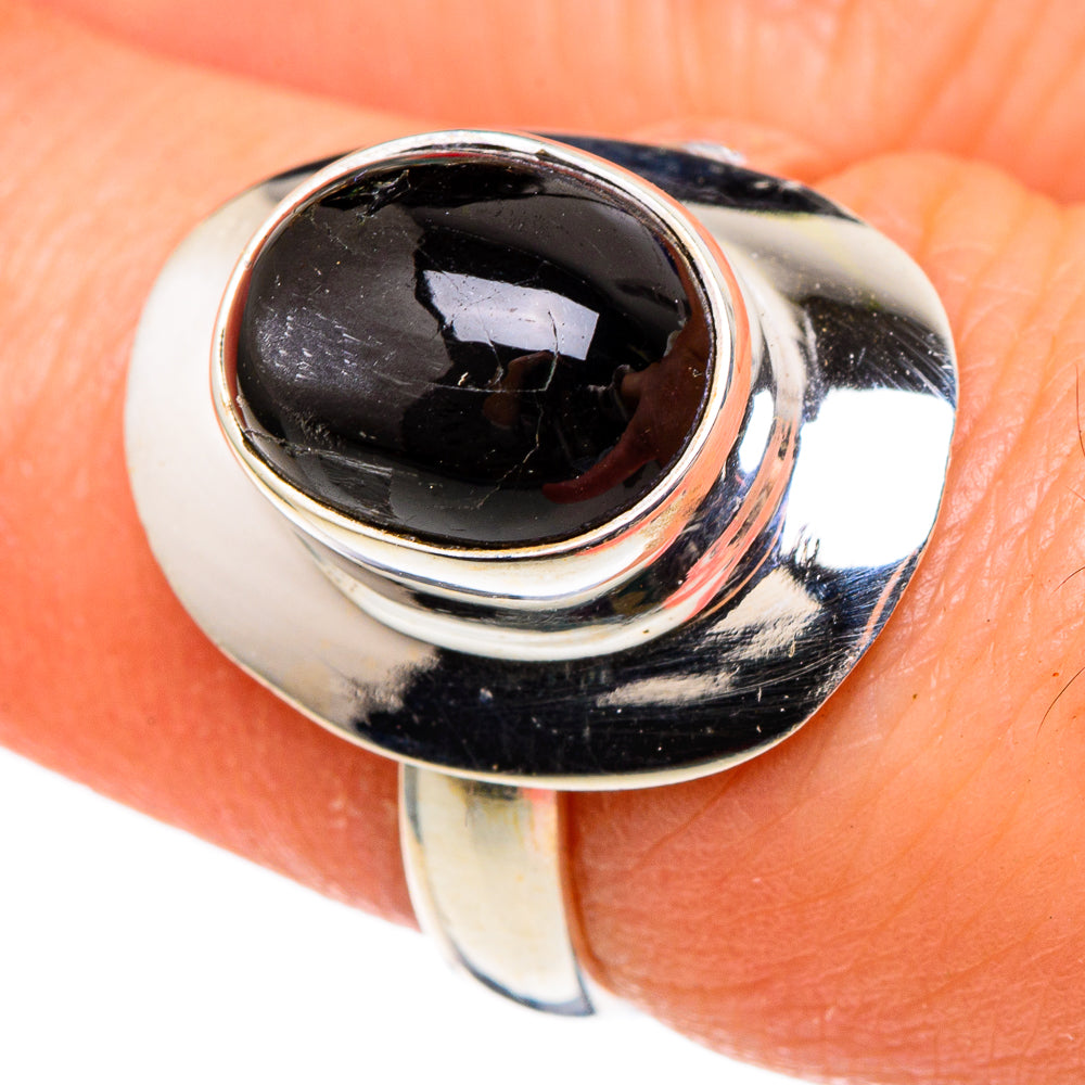 Black Onyx Rings handcrafted by Anasilvercos - RING97209
