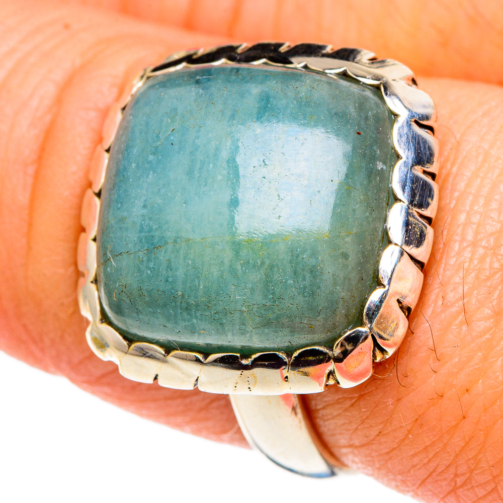 Aquamarine Rings handcrafted by Anasilvercos - RING97223