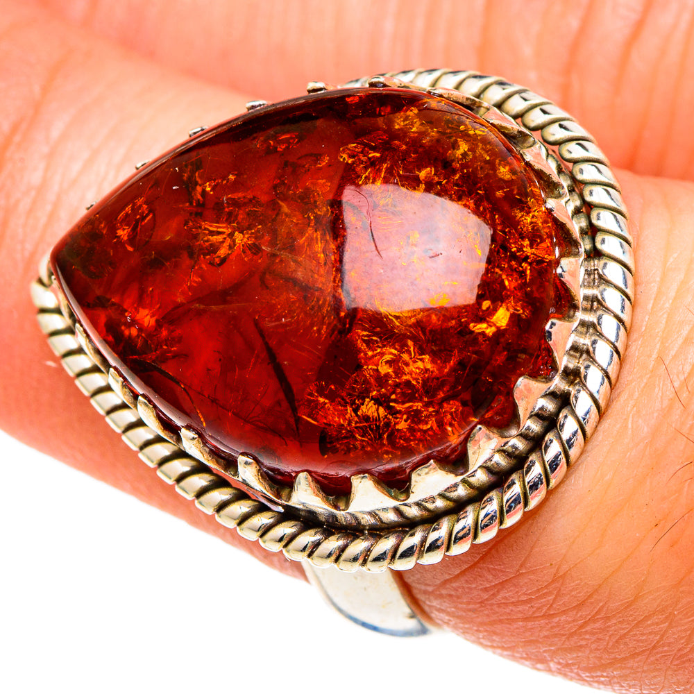 Baltic Amber Rings handcrafted by Anasilvercos - RING97231