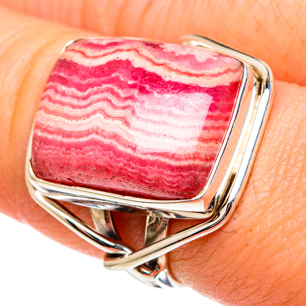 Rhodochrosite Rings handcrafted by Anasilvercos - RING97233