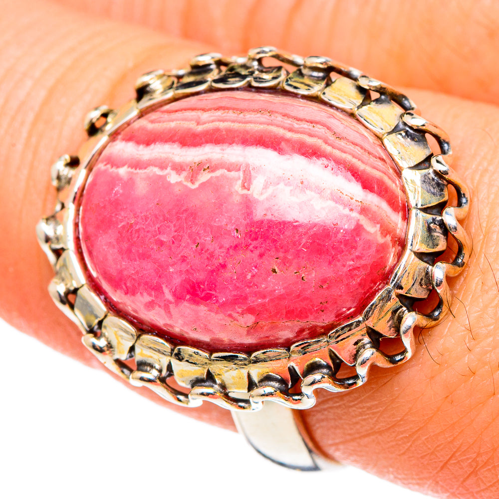 Rhodochrosite Rings handcrafted by Anasilvercos - RING97261