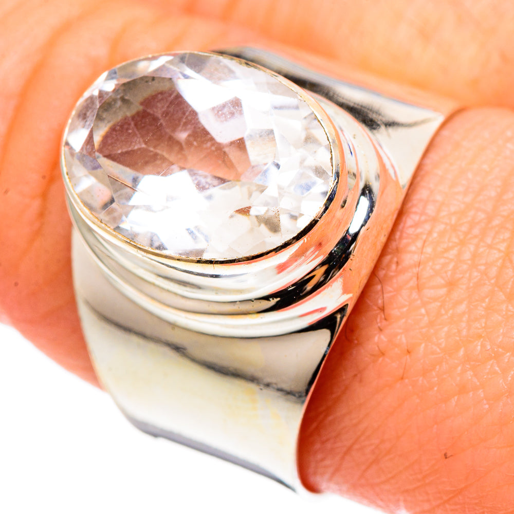 White Quartz Rings handcrafted by Anasilvercos - RING97271