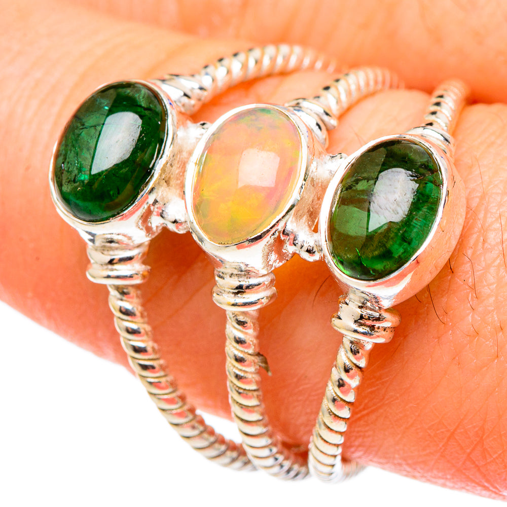 Ethiopian Opal Rings handcrafted by Anasilvercos - RING97276