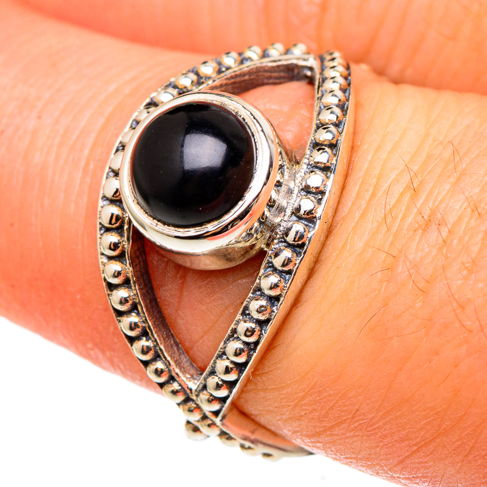 Black Onyx Rings handcrafted by Anasilvercos - RING97300