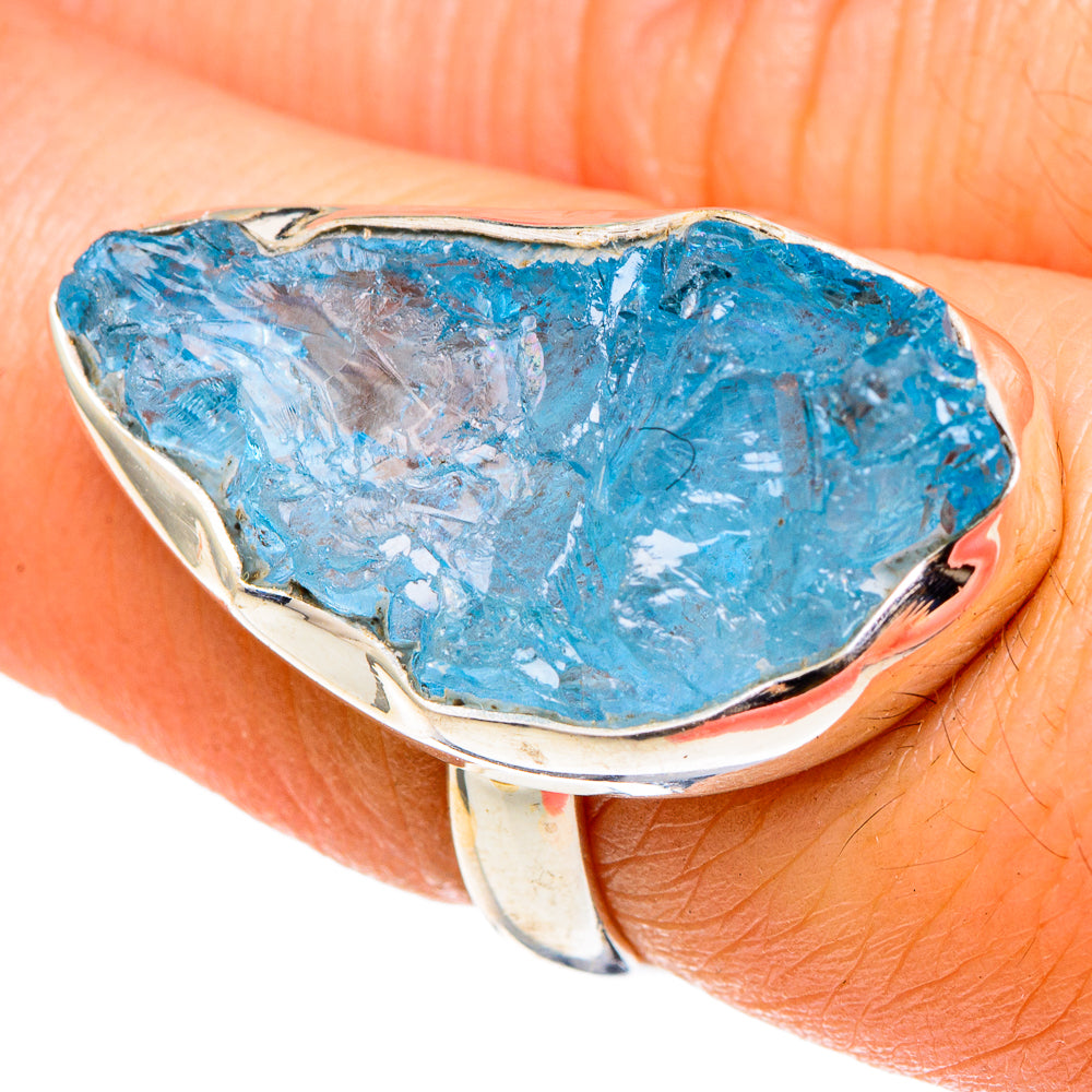 Aquamarine Rings handcrafted by Anasilvercos - RING97311