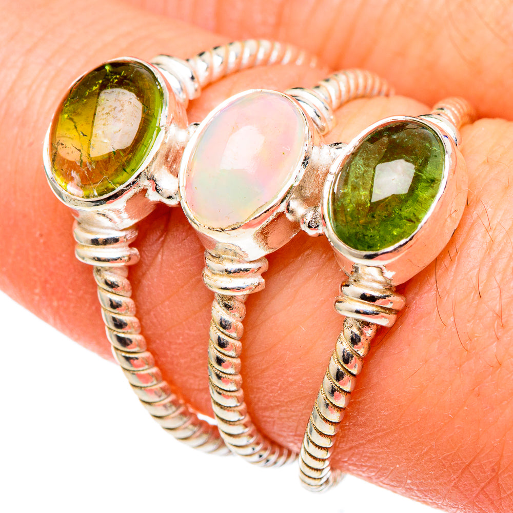 Ethiopian Opal Rings handcrafted by Anasilvercos - RING97335