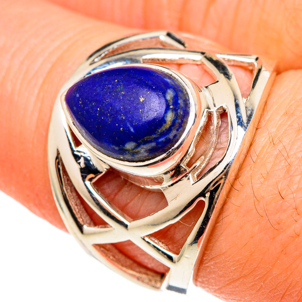Lapis Lazuli Rings handcrafted by Anasilvercos - RING97343