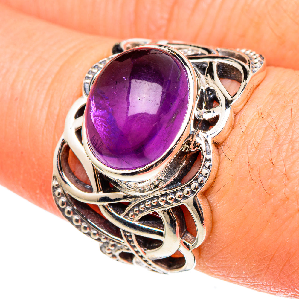 Amethyst Rings handcrafted by Anasilvercos - RING97360