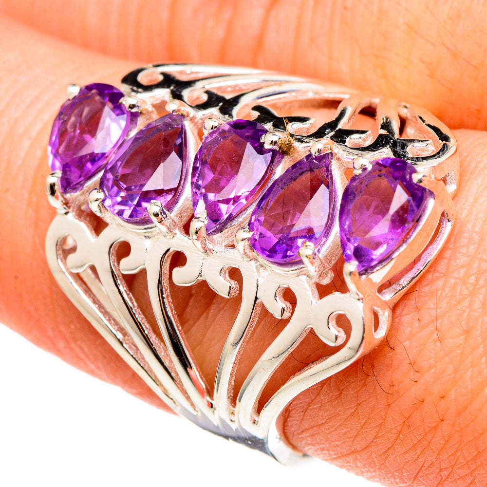 Amethyst Rings handcrafted by Anasilvercos - RING97362