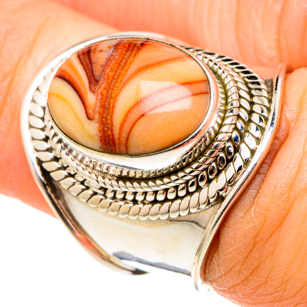 Mookaite Rings handcrafted by Anasilvercos - RING97265