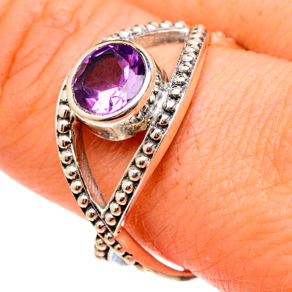 Amethyst Rings handcrafted by Anasilvercos - RING97277