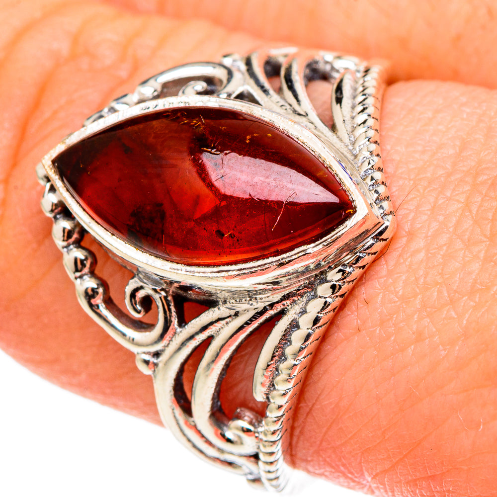 Baltic Amber Rings handcrafted by Anasilvercos - RING97296