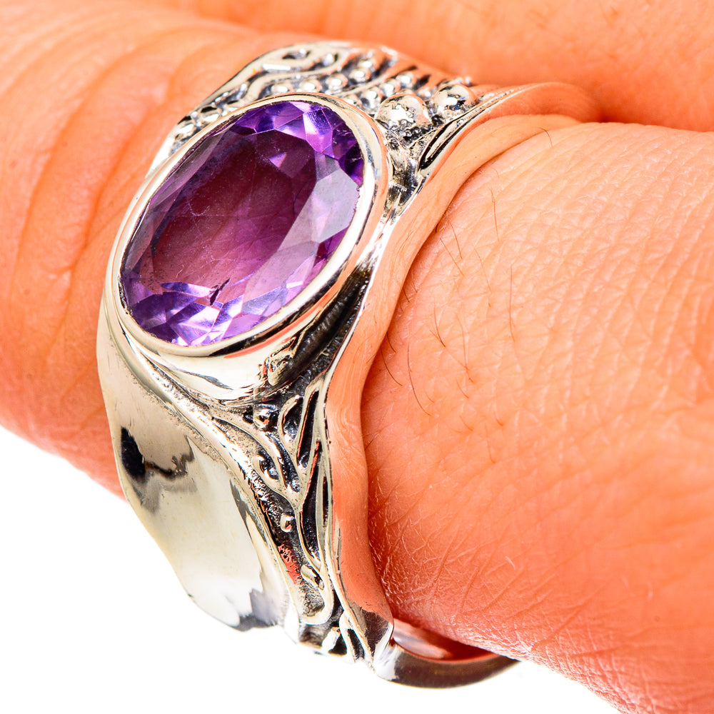 Amethyst Rings handcrafted by Anasilvercos - RING97301