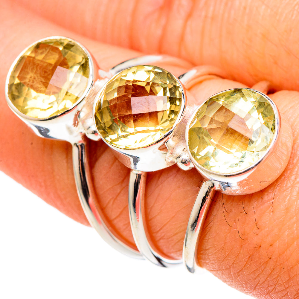 Citrine Rings handcrafted by Anasilvercos - RING97325