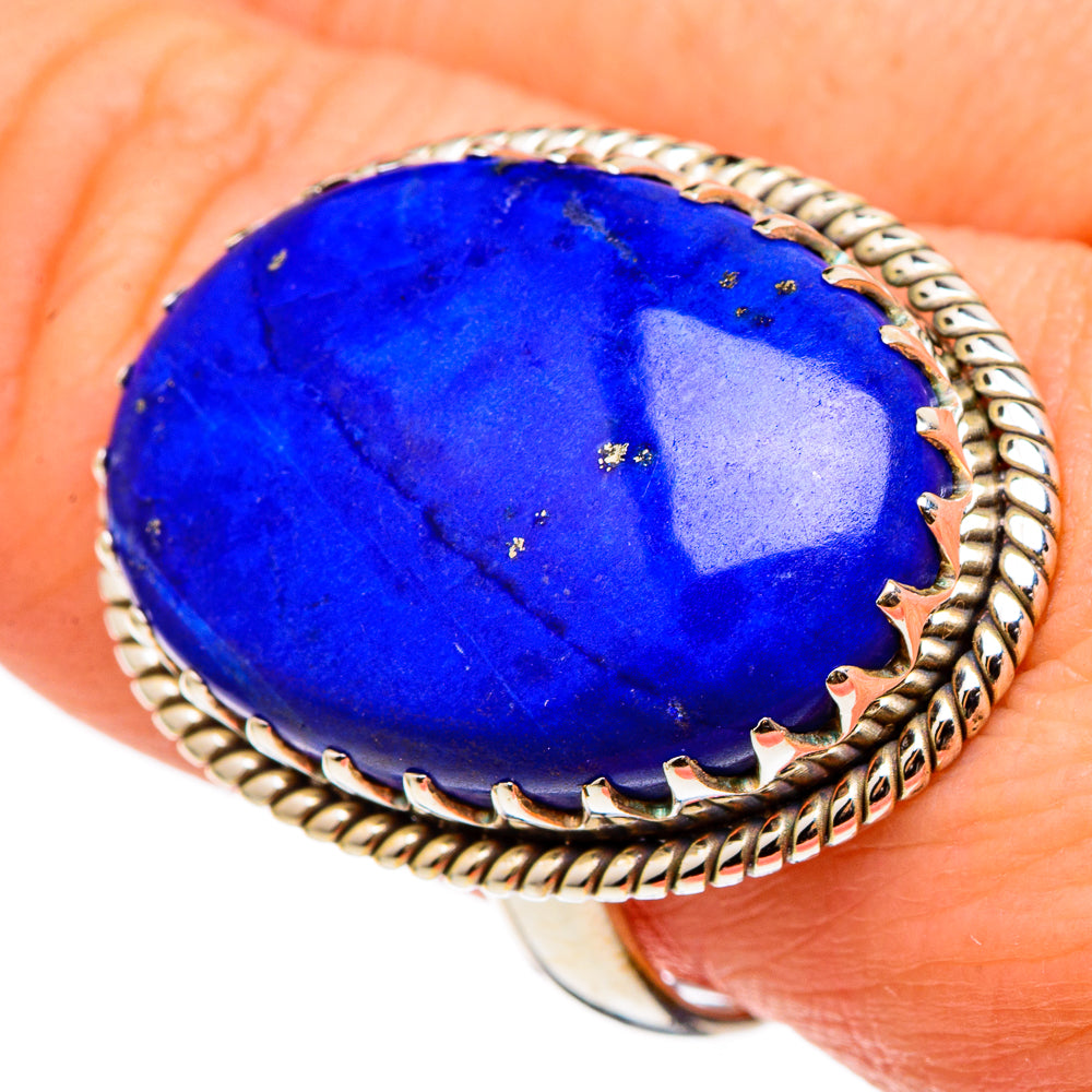 Lapis Lazuli Rings handcrafted by Anasilvercos - RING97331