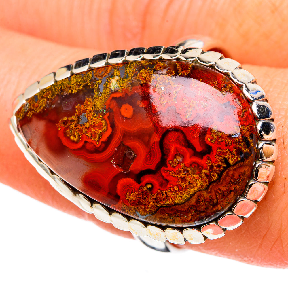 Moroccan Agate Rings handcrafted by Anasilvercos - RING97345