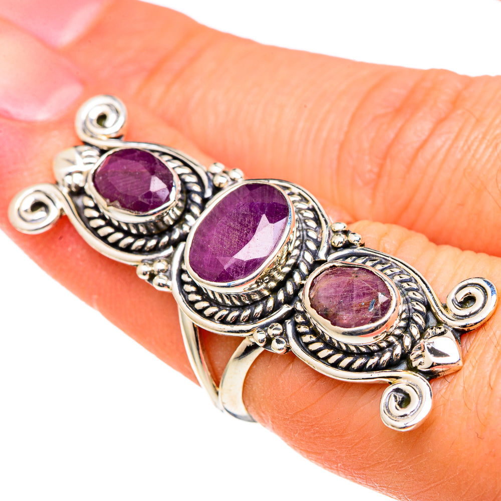 Ruby Rings handcrafted by Anasilvercos - RING97352