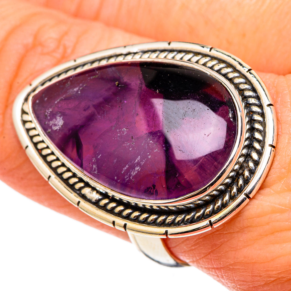Star Amethyst Rings handcrafted by Anasilvercos - RING97354