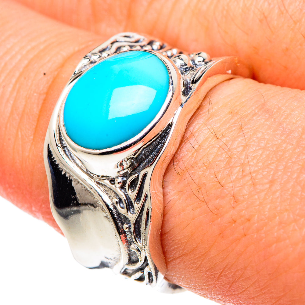 Larimar Rings handcrafted by Anasilvercos - RING97375
