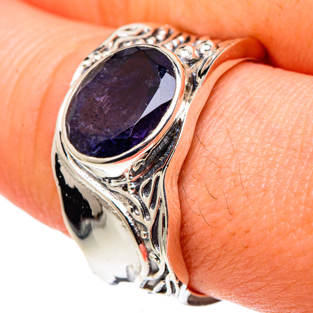 Violet Spinel Rings handcrafted by Anasilvercos - RING97390