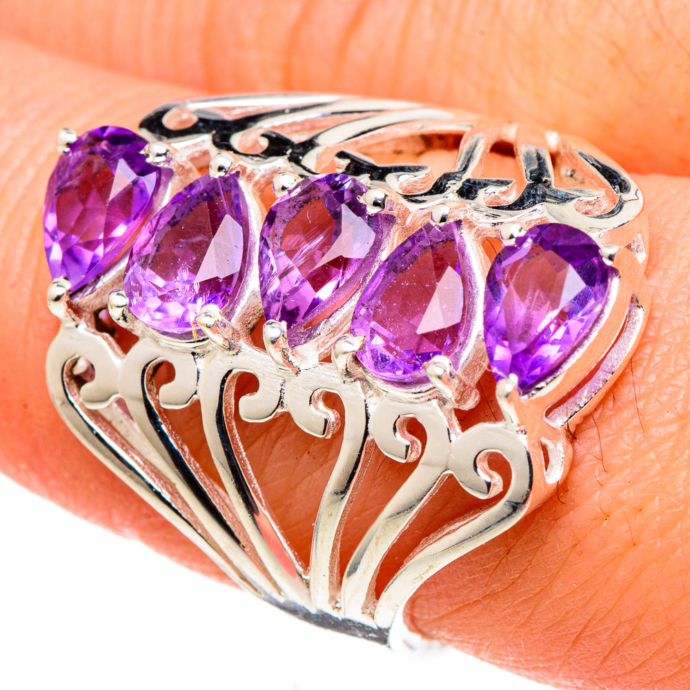 Amethyst Rings handcrafted by Anasilvercos - RING97393