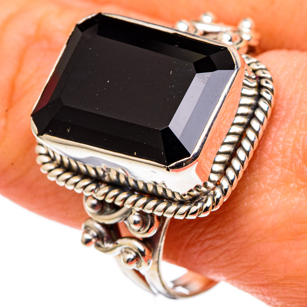 Black Onyx Rings handcrafted by Anasilvercos - RING97395