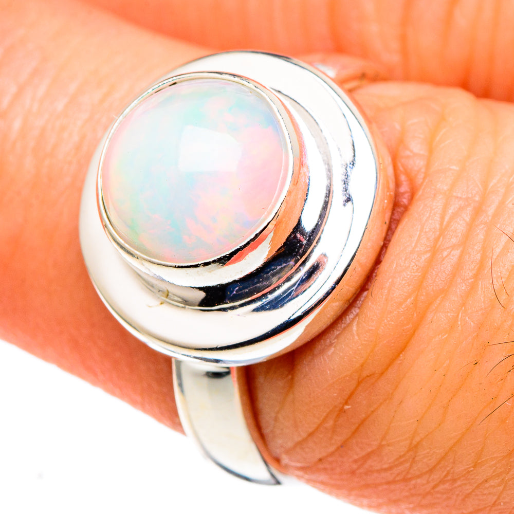 Ethiopian Opal Rings handcrafted by Anasilvercos - RING97400