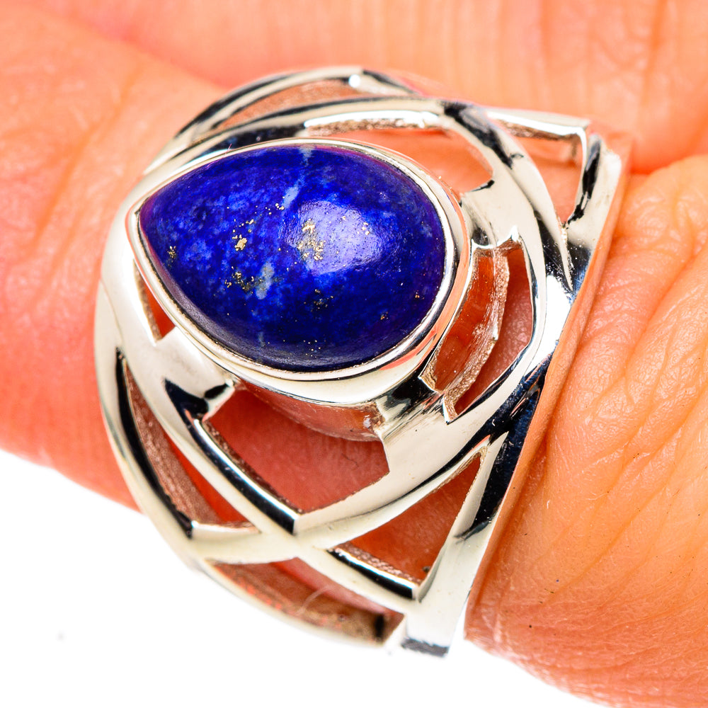 Lapis Lazuli Rings handcrafted by Anasilvercos - RING97403