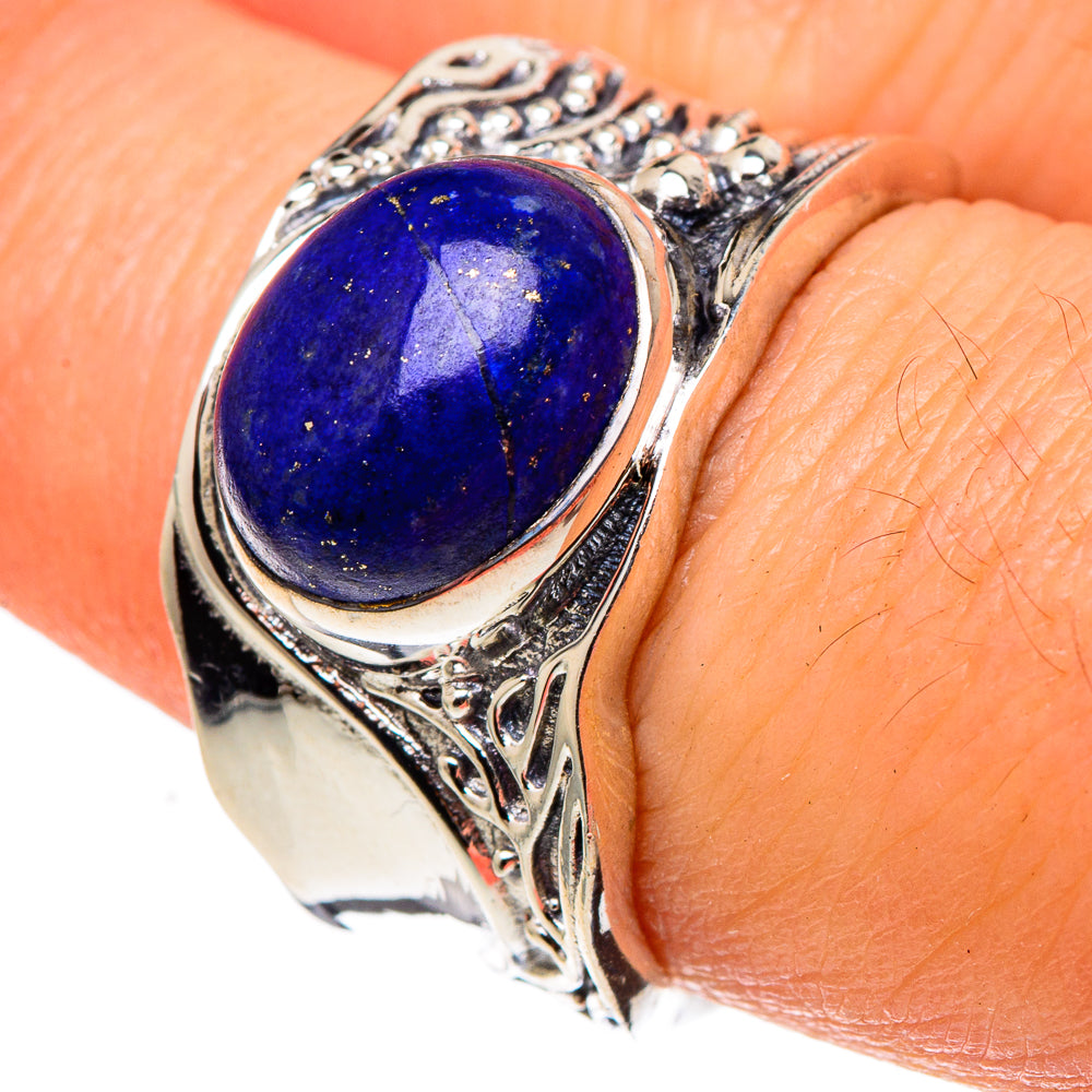 Lapis Lazuli Rings handcrafted by Anasilvercos - RING97405