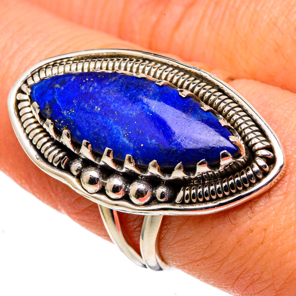 Lapis Lazuli Rings handcrafted by Anasilvercos - RING97406