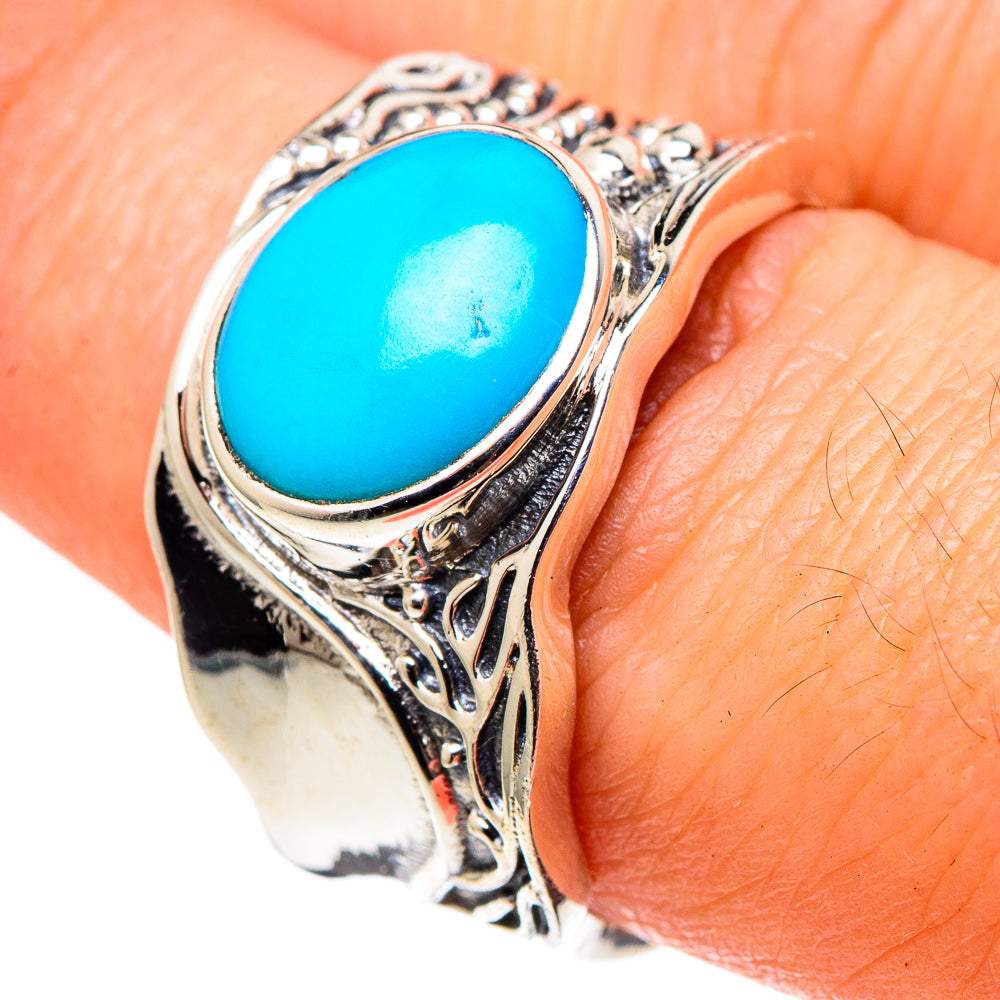 Larimar Rings handcrafted by Anasilvercos - RING97409