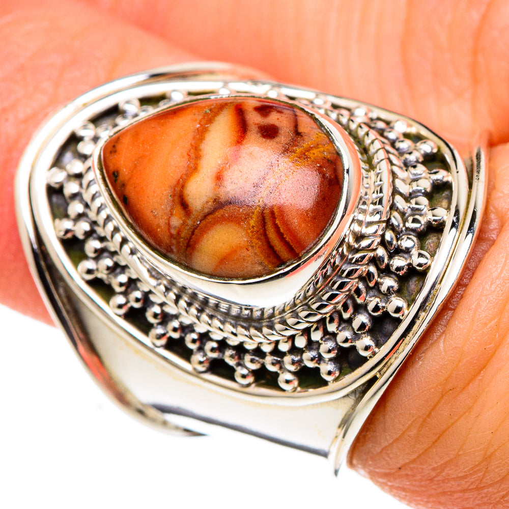 Mookaite Rings handcrafted by Anasilvercos - RING97414