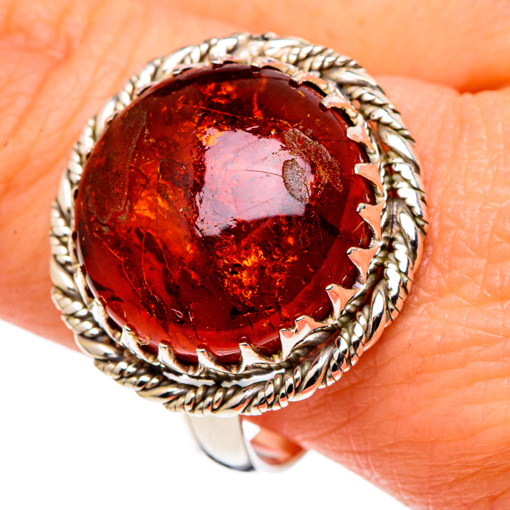 Baltic Amber Rings handcrafted by Anasilvercos - RING97418