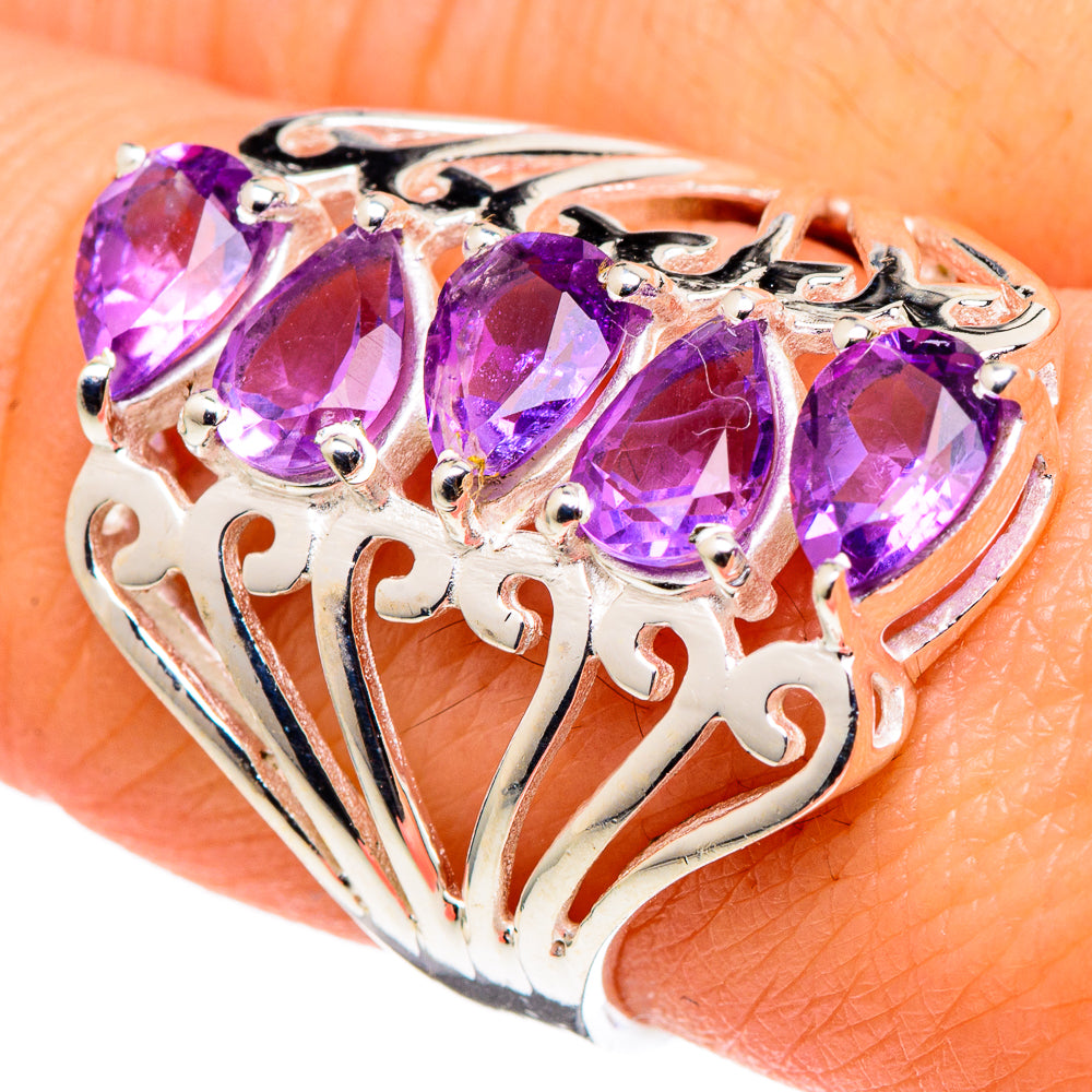 Amethyst Rings handcrafted by Anasilvercos - RING97425