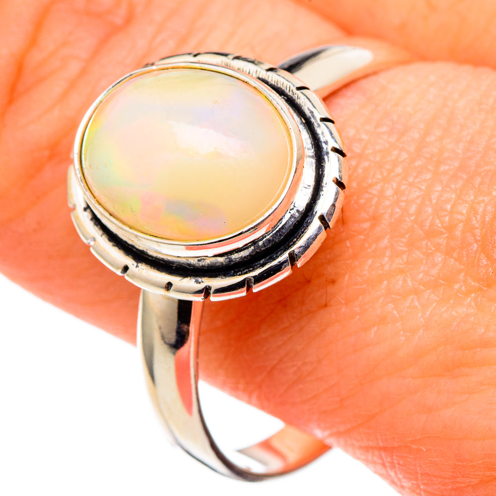 Ethiopian Opal Rings handcrafted by Anasilvercos - RING97434
