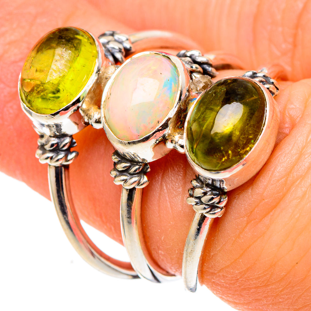 Ethiopian Opal Rings handcrafted by Anasilvercos - RING97435