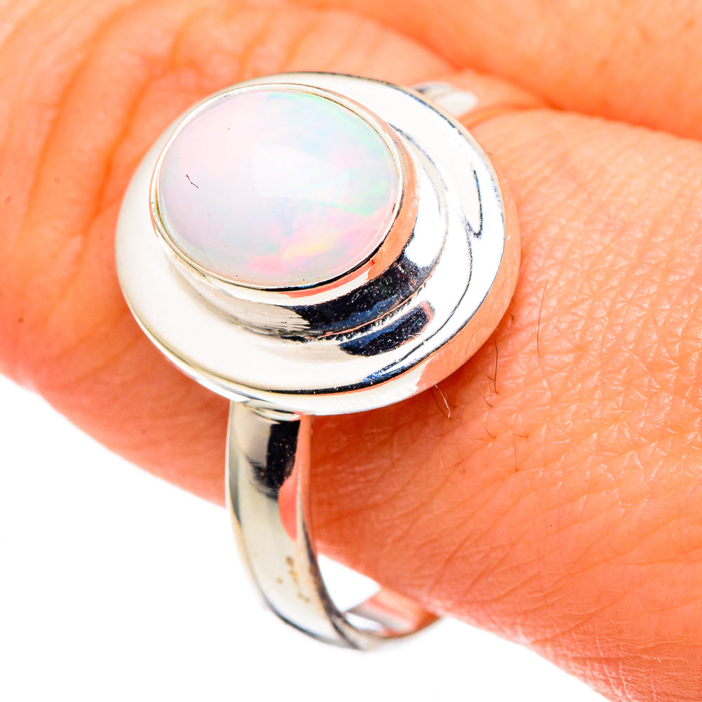Ethiopian Opal Rings handcrafted by Anasilvercos - RING97436
