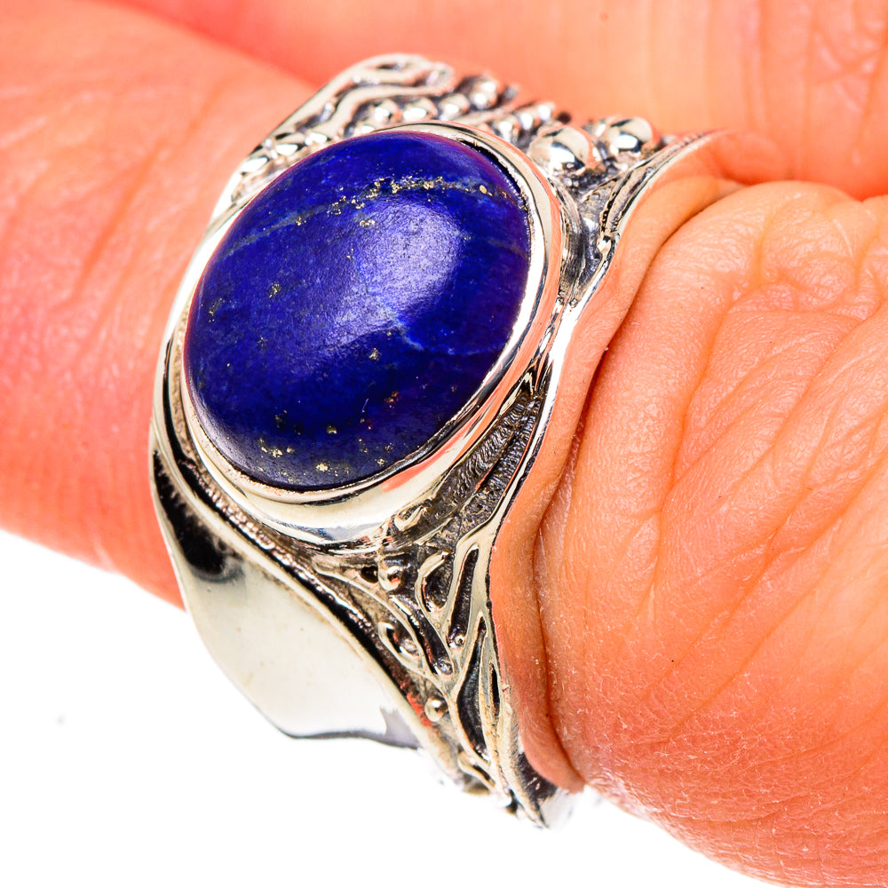 Lapis Lazuli Rings handcrafted by Anasilvercos - RING97440