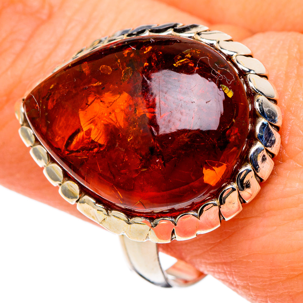 Baltic Amber Rings handcrafted by Anasilvercos - RING97452
