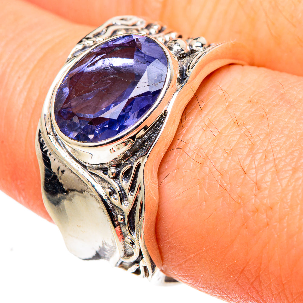 Violet Spinel Rings handcrafted by Anasilvercos - RING97459