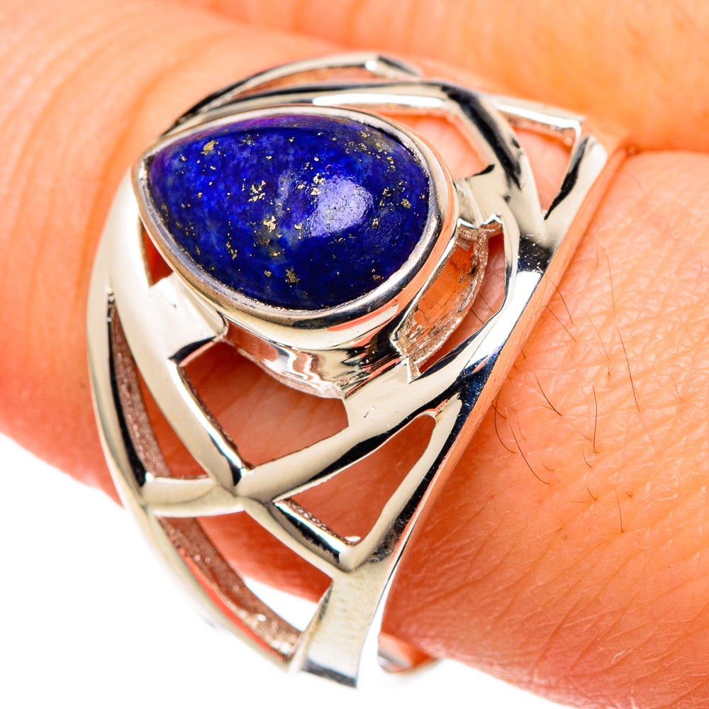 Lapis Lazuli Rings handcrafted by Anasilvercos - RING97471