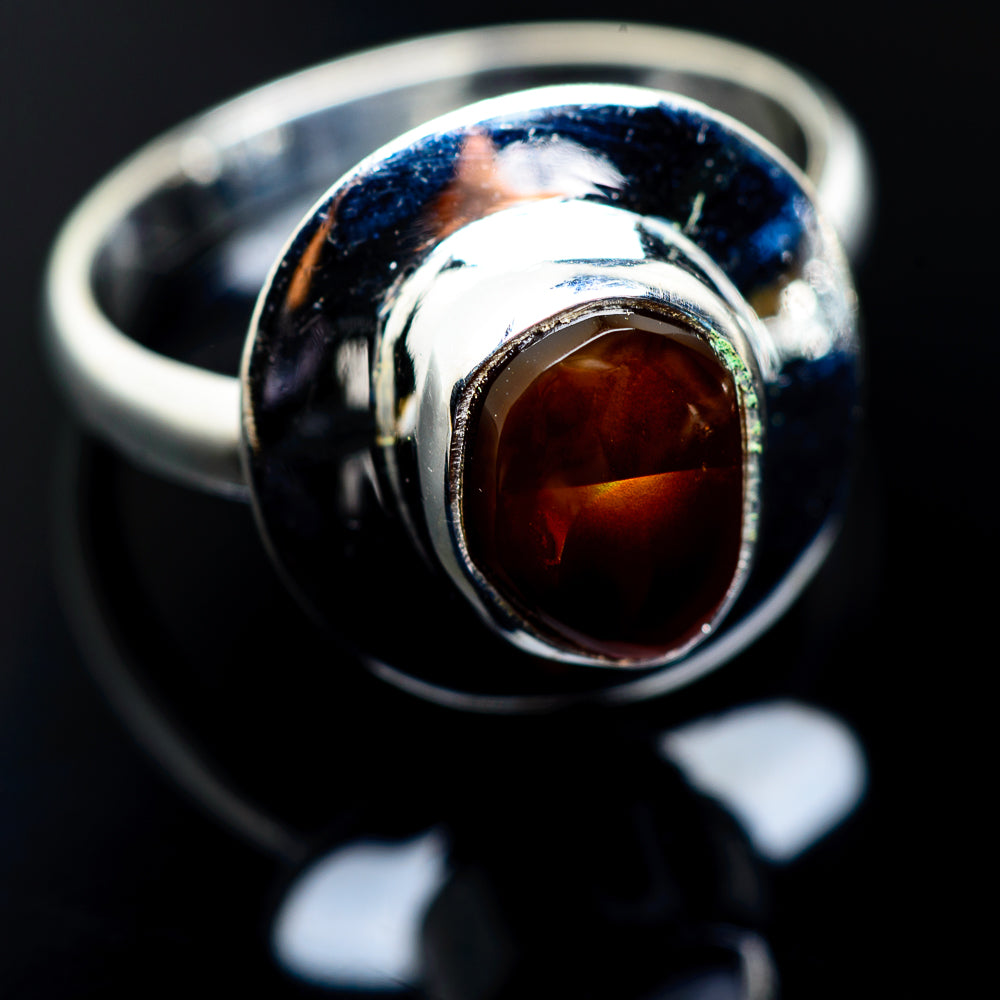 Mexican Fire Agate Rings handcrafted by Anasilvercos - RING974828